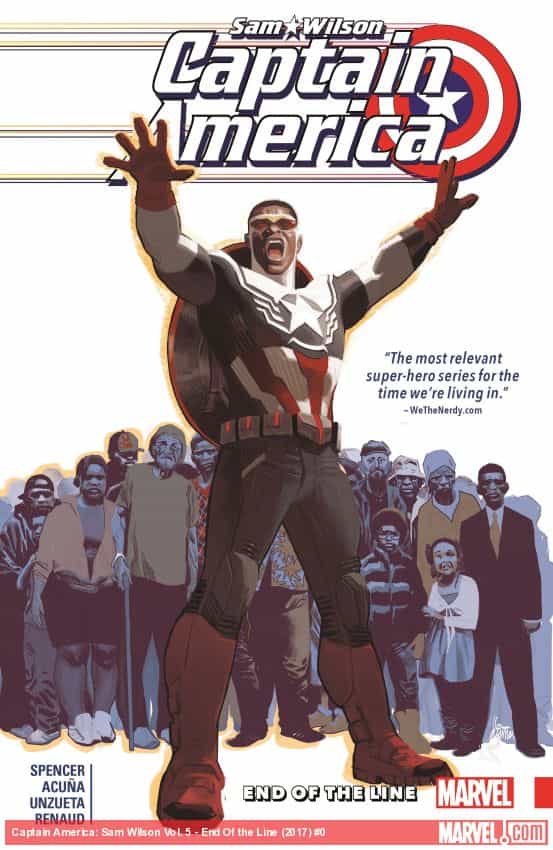 CAPTAIN AMERICA: SAM WILSON VOL. 5 - END OF THE LINE TPB (Trade Paperback) thumbnail