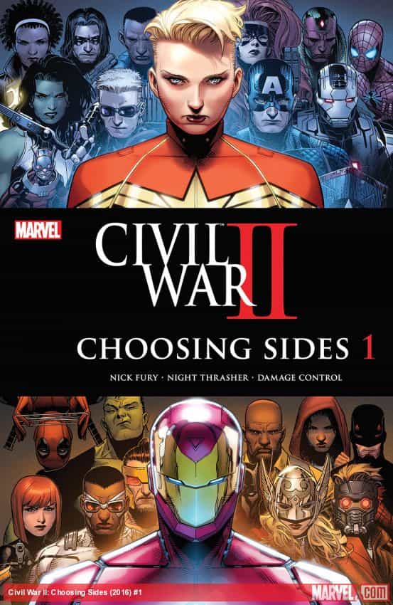 Civil War II: Choosing Sides (2016) #1 thumbnail