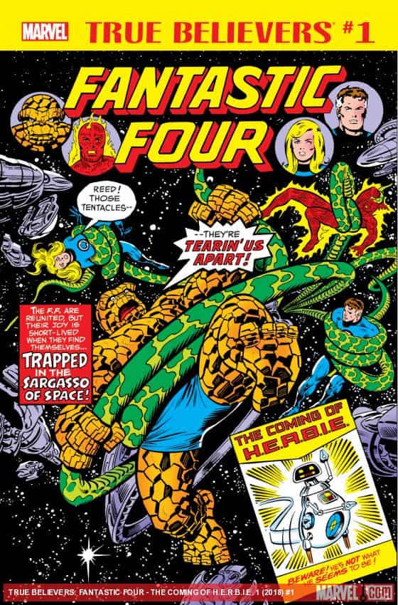 True Believers: Fantastic Four - The Coming of H.E.R.B.I.E. (2018) #1 thumbnail