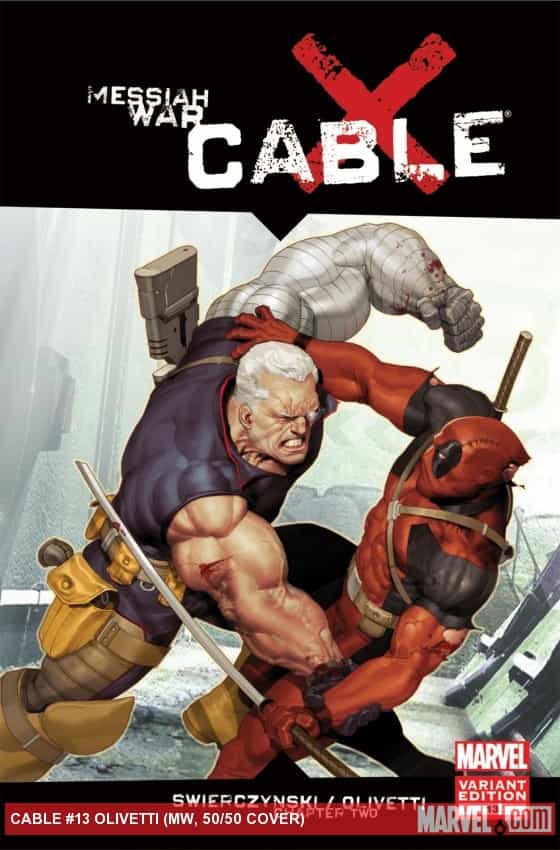 Cable (2008) #13 (MW, 50/50 Variant) thumbnail