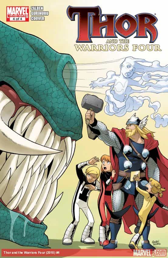 Thor and the Warriors Four (2010) #4 thumbnail