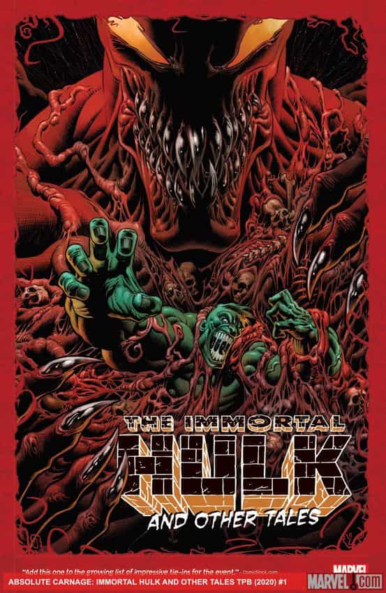 Absolute Carnage: Immortal Hulk And Other Tales  (Trade Paperback) thumbnail