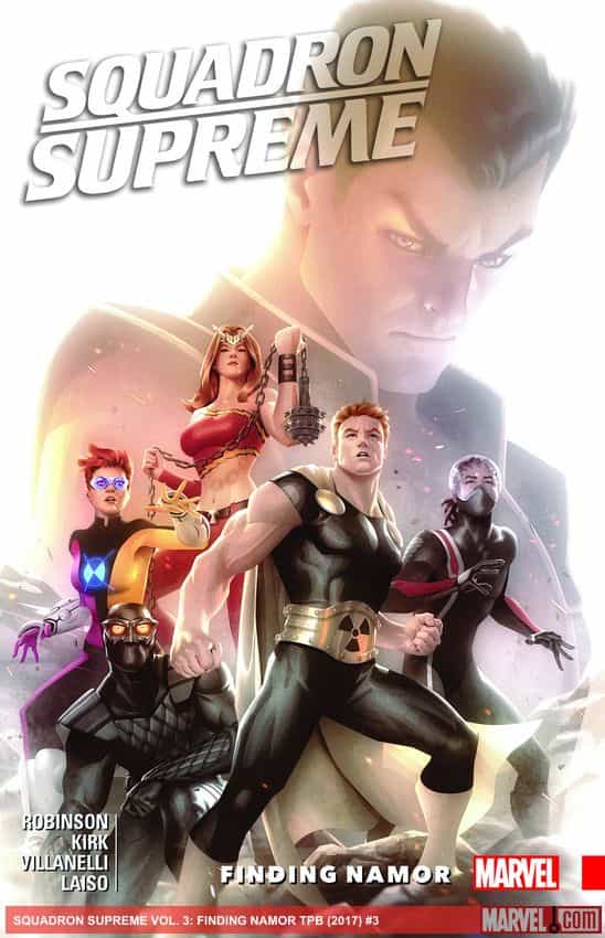 SQUADRON SUPREME VOL. 3: FINDING NAMOR (Trade Paperback) thumbnail