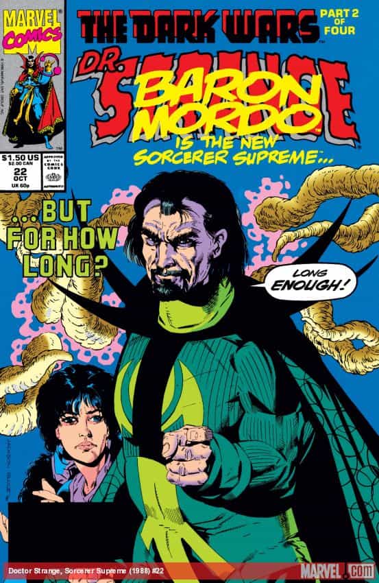 Doctor Strange, Sorcerer Supreme (1988) #22 thumbnail