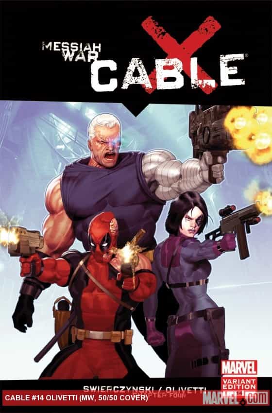 Cable (2008) #14 (MW, 50/50 Variant) thumbnail