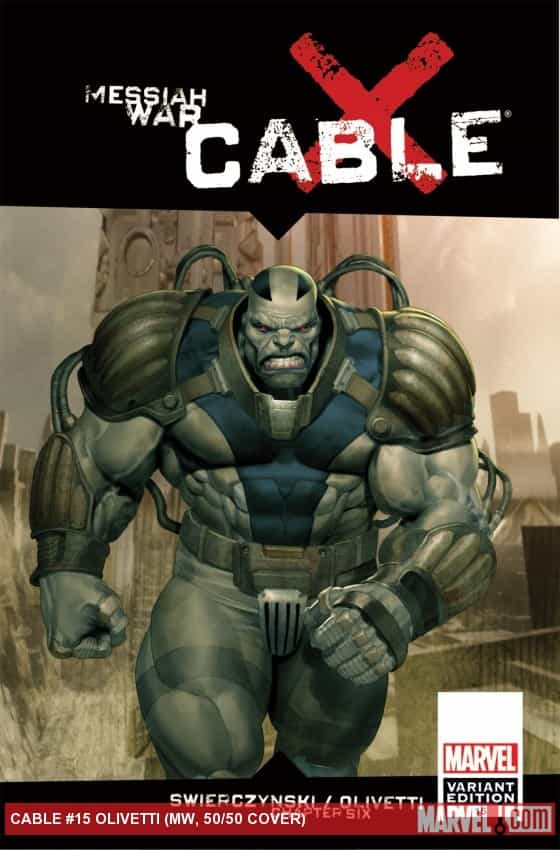 Cable (2008) #15 (MW, 50/50 Variant) thumbnail